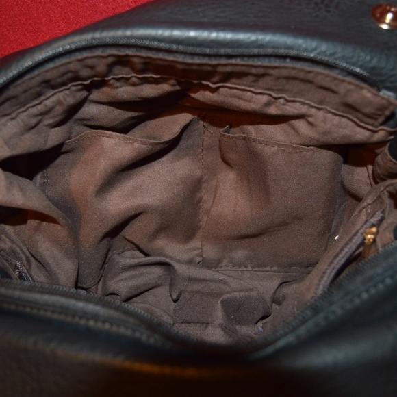 SALE Black Faux Leather Bag - Picture 6 of 7